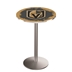 L214 Vegas Golden Knights 42" Tall Pub Table - Stainless