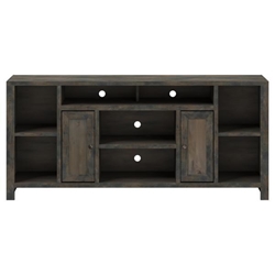 Joshua Creek 74" TV Stand Console for TVs up to 85 inches - No Assembly Required - Barnwood Finish 