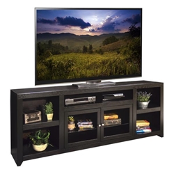 Skyline 85" TV Stand Console for TVs up to 95 inches - No Assembly Required - Mocha Finish 