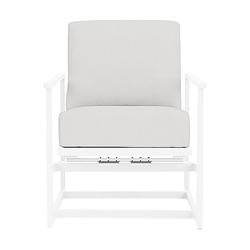 Summit Spring Rocker Chair - Aluminum Frame - 28.5" W x 31" D x 36.5" H 
