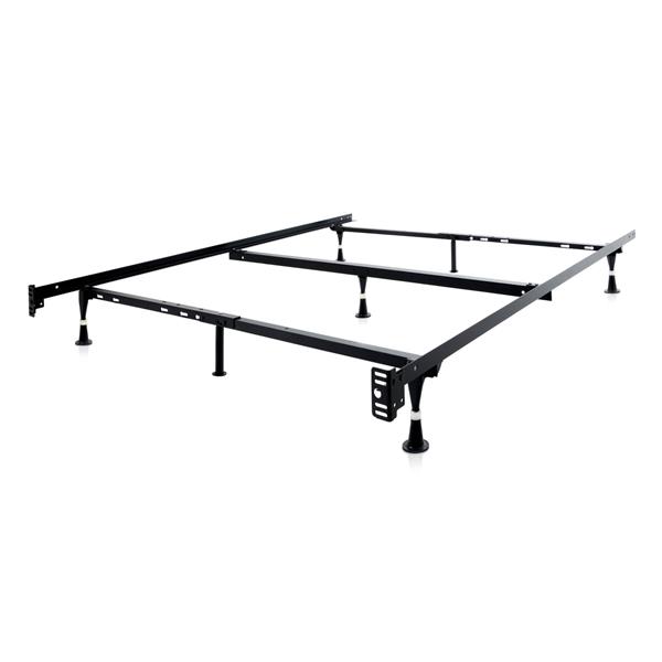 Malouf - Queen And Full And Twin Adjustable Bed Frame With Glides #MAL1292