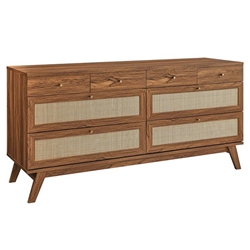 Soma 8-Drawer Dresser - Walnut 