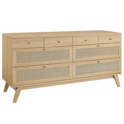 Soma 8-Drawer Dresser - Oak 