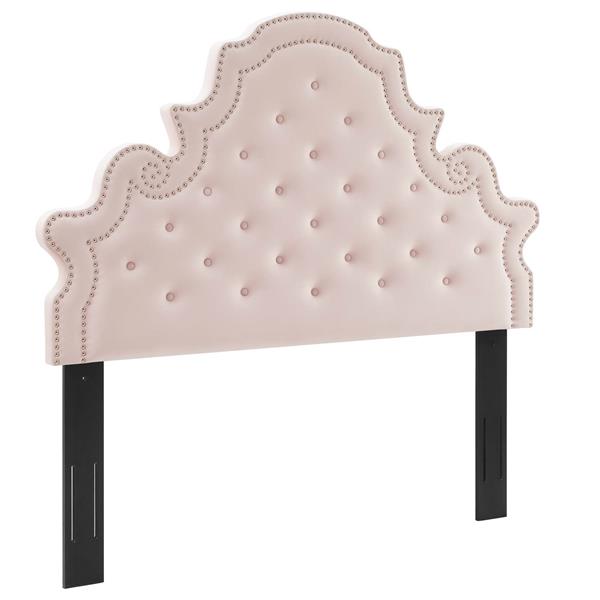 Diana Tufted Performance Velvet Twin Headboard - Pink 