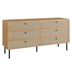 Chaucer 6-Drawer Dresser - Oak