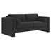 Visible Boucle Fabric Sofa - Black