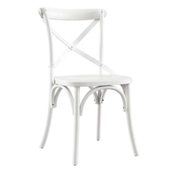 Gear Dining Side Chair - White 