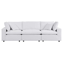 Commix  Sunbrella® Outdoor Patio Sofa - White 