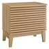 Render Two-Drawer Nightstand - Oak