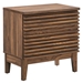 Render Two-Drawer Nightstand - Walnut - MOD11646