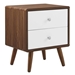 Transmit 2-Drawer Nightstand - Walnut White - MOD11668