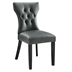 Silhouette Dining Vinyl Side Chair - Gray