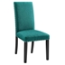 Parcel Dining Upholstered Fabric Side Chair - Teal