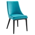 Viscount Performance Velvet Dining Chair - Blue