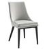 Viscount Performance Velvet Dining Chair - Light Gray