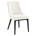 Viscount Performance Velvet Dining Chair - White