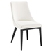 Viscount Performance Velvet Dining Chair - White - MOD12502