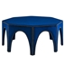 Victory Performance Velvet Ottoman - Navy