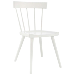 Sutter Wood Dining Side Chair - White 