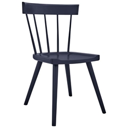 Sutter Wood Dining Side Chair - Midnight Blue 