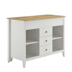 Farmstead Kitchen Island - Oak White 