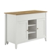 Garland Kitchen Island - Oak White