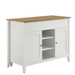 Garland Kitchen Island - Oak White - MOD9308