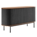 Fortitude 59” Oval Sideboard - Walnut Black - MOD9705