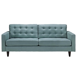 Empress Upholstered Fabric Sofa - Laguna 