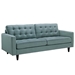 Empress Upholstered Fabric Sofa - Laguna - MOD1019