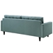 Empress Upholstered Fabric Sofa - Laguna - MOD1019