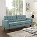 Empress Upholstered Fabric Sofa - Laguna - MOD1019