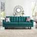 Empress Upholstered Fabric Sofa - Teal - MOD1022