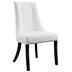 Noblesse Dining Vinyl Side Chair - White