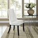 Noblesse Dining Vinyl Side Chair - White - MOD1045