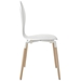 Path Dining Wood Side Chair - White - MOD1058