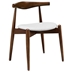 Stalwart Dining Side Chair - Dark Walnut White