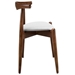 Stalwart Dining Side Chair - Dark Walnut White - MOD1071