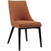 Viscount Fabric Dining Chair - Orange