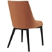 Viscount Fabric Dining Chair - Orange - MOD1137