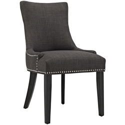 Marquis Fabric Dining Chair - Brown 