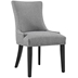 Marquis Fabric Dining Chair - Light Gray