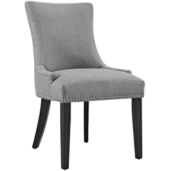 Marquis Fabric Dining Chair - Light Gray 