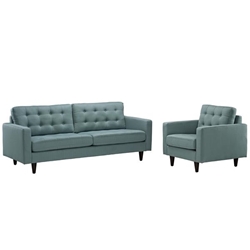 Empress Armchair and Sofa Set of 2 - Laguna 