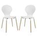 Path Dining Chair Set of 2 - White - MOD1446