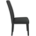 Parcel Dining Faux Leather Side Chair - Black - MOD1525