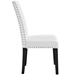 Parcel Dining Faux Leather Side Chair - White - MOD1526