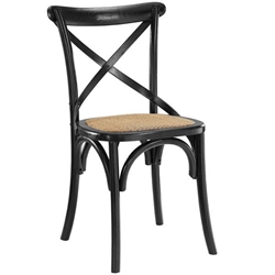 Gear Dining Side Chair - Black 