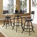 Procure Bar Stool Set of 2 - Brown - MOD1651