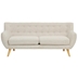 Remark Upholstered Fabric Sofa - Beige